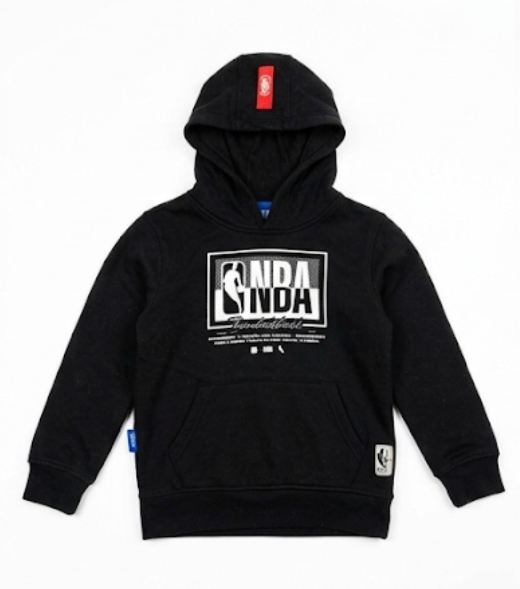 Youth NBA Basketball Pullover Hoodie - Black - Size 7